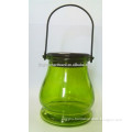 green color mini solar powered led light